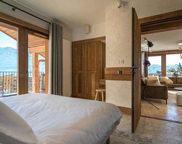 Chalets Cocoon Val Thorens - Private balconies and en-suite bathrooms in all of our apartments in Val Thorens.