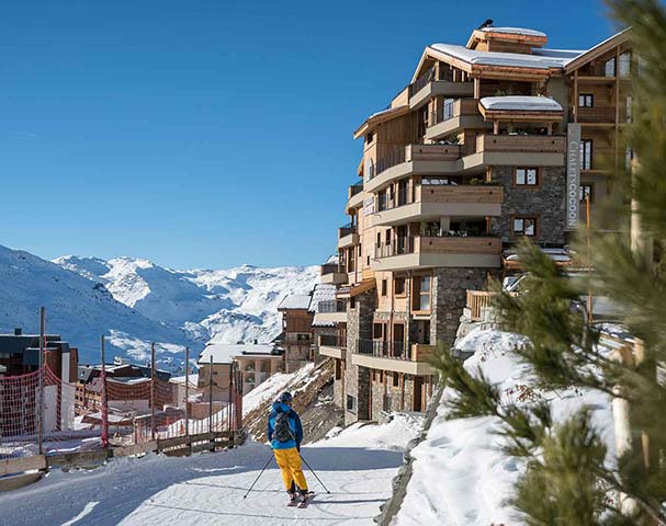Chalets Cocoon Val Thorens - Ski-in ski-out accommodation with direct access to the Plein Sud piste that runs right to the heart of Val Thorens.