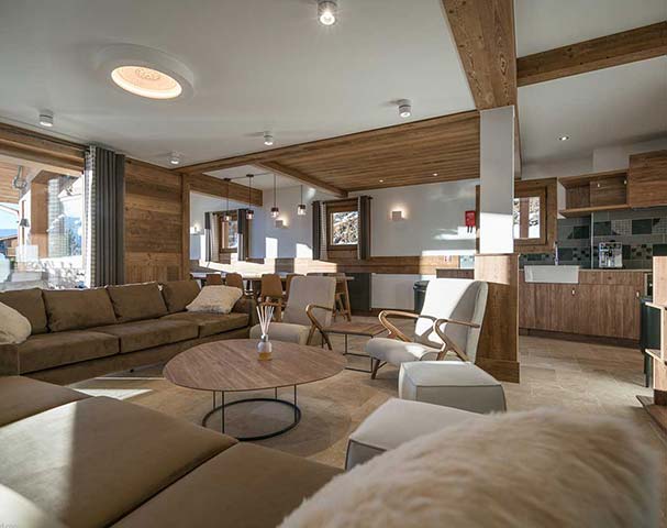 Chalets Cocoon Val Thorens - Luxuriously appointed living spaces are a necessity after an epic day skiing in Val Thorens.