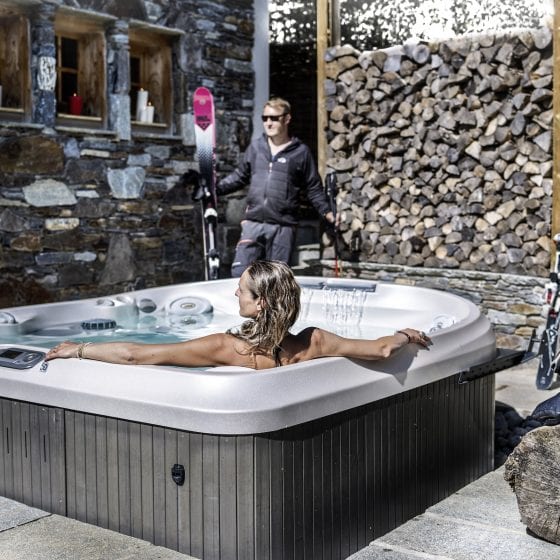 Want a Jacuzzi with you Self Catered Chalet in Saint Martin?