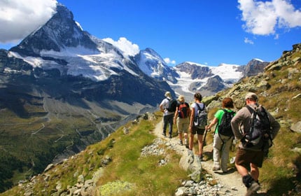Walking holidays in the french alps